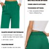 Wide Leg Pants Women's High Elastic Waisted in The Back Business Work Trousers Long Straight Suit Pants