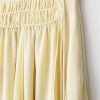 Women Pleated Long Skirt Ruffled Elegant Party Skirts ﻿