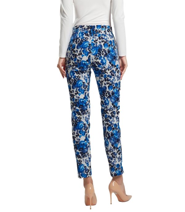 Cropped Pants for Women Petite Small Size Mid Waist Slim Fit Work Pants Stretch Trousers Slack Casual Office Wear