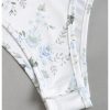 Women's Floral Square Neck Long Sleeve Bodysuit Ruched Casual Tee Tops