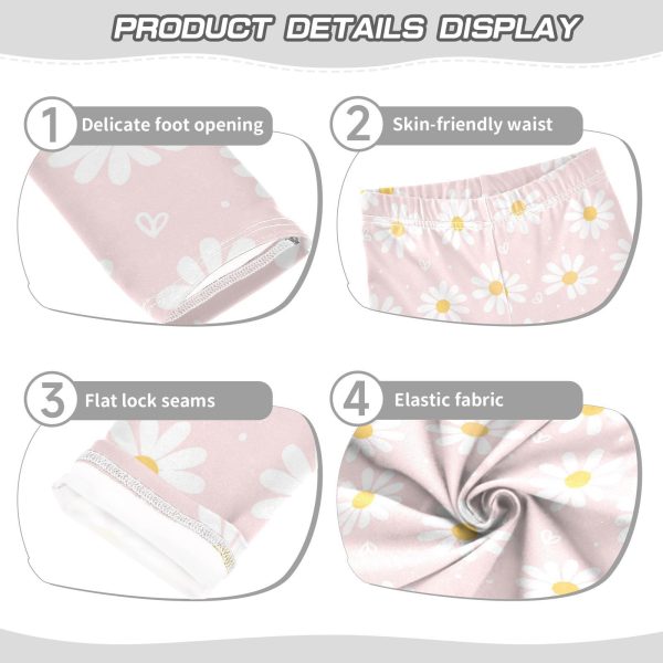 Girls Prints Leggings Yoga Pants Tights Trousers for Kids in 4T to 10 Years
