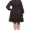 Women's V-Neck Ruched Waist Tiered Skirt Dress