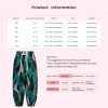 Girls Colorful Harem Pants Elastic Waist Loose Bohemian Beach Pants Hippie Dance Yoga Sports Trousers