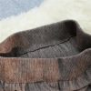 Women Autumn Winter High Waist Mid Length Skirts Vintage Knitted Long Skirts