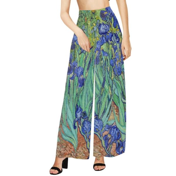 Women's Yoga Pant Boho Palazzo Wide Leg Summer Beach Pants Hippie Bohemian Pilate