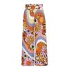 Wide Leg Pants for Women Summer 2024 Palazzo Tropical Floral Casual High Waist Trousers with Pockets S-3XL