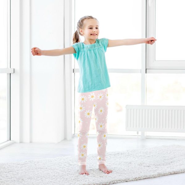 Girls Prints Leggings Yoga Pants Tights Trousers for Kids in 4T to 10 Years