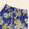 Kid Toddler Girl Clothes Bowknot Ruffle Sleeve Top Floral Allover Pants 3-9 Years Fall Outfit Set
