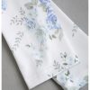 Women's Floral Square Neck Long Sleeve Bodysuit Ruched Casual Tee Tops