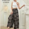Palazzo Pants for Women with Pockets| Wide Leg high Waisted Flowy Pants for Women | Summer, Cruise, Vacation