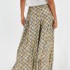 Womens Wide Leg Pants Flowy High Elastic Waist Loose Printed Beach Boho Yoga Casual Long Trousers