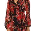 Women's Long Sleeve Chic and Versatile Chiffon Ruffle Faux Wrap Dress