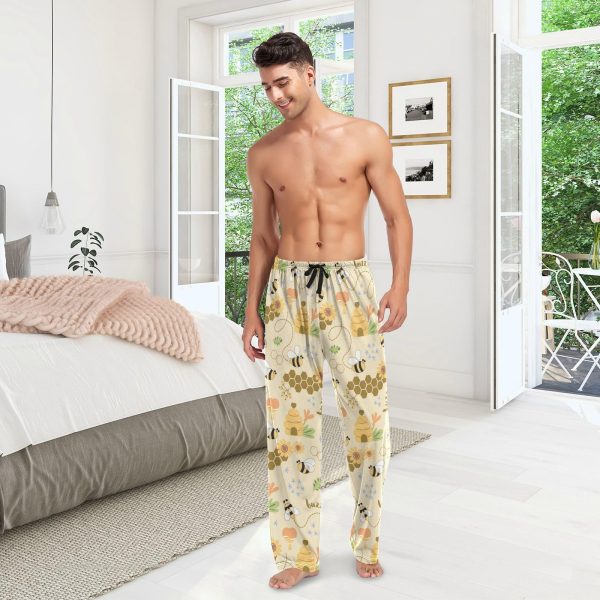 Funny Duck Pattern Men's Pajama Pants Sleepwear Lounge Pajama Bottoms