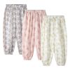 Toddler Boy Girl Pants 3 Pack Casual Long Jogger Pants Little Kids Basic Elastic Waist Harem Trousers