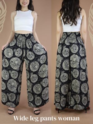 Palazzo Pants for Women with Pockets| Wide Leg high Waisted Flowy Pants for Women | Summer, Cruise, Vacation