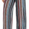 Women's Casual Wide Leg Floral Print Palazzo Lounge Pant Stretchy Boho Pants